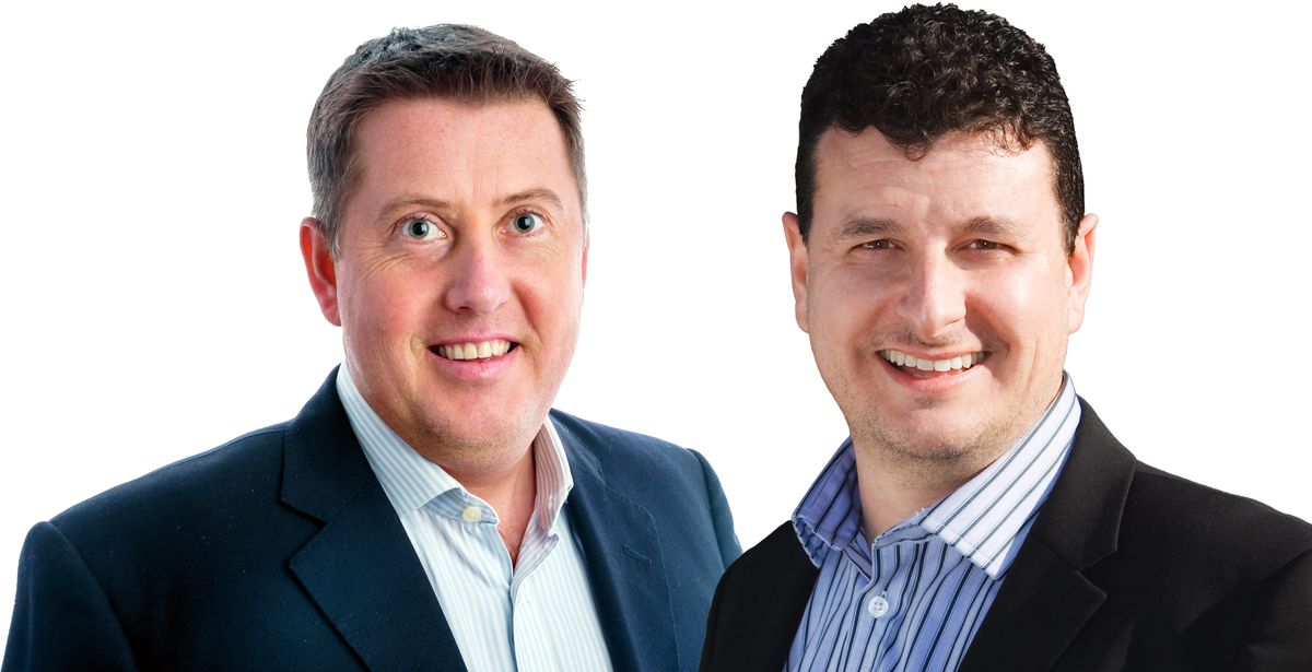 Stephen Day and Paull Newsome, founders of Vanguard Waterproofing Systems